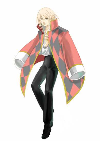 谁有《哈尔的移动城堡》中哈尔的全身图?