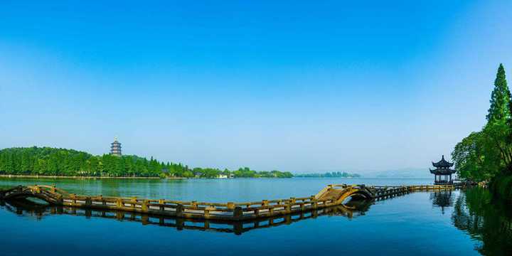 杭州西湖全景图
