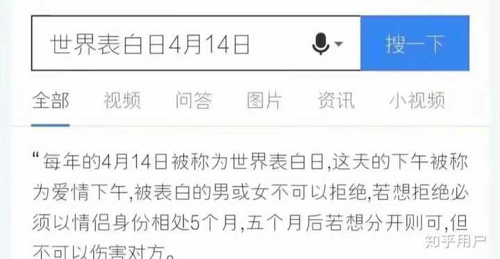 4月14日世界表白日 被表白了真的不能拒绝吗 知乎