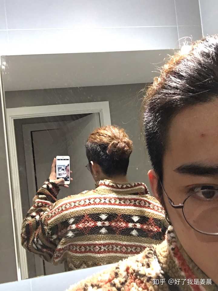 男生怎么留丸子头?