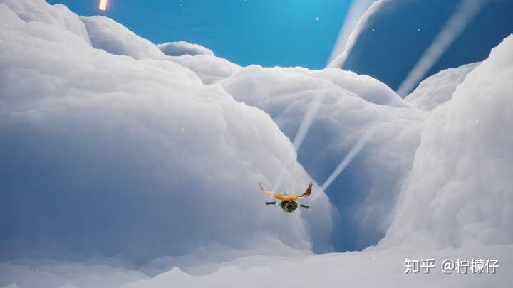 这个云的质感太棒了 看着很舒服 音效也好棒,进洞之后那种有着回音的