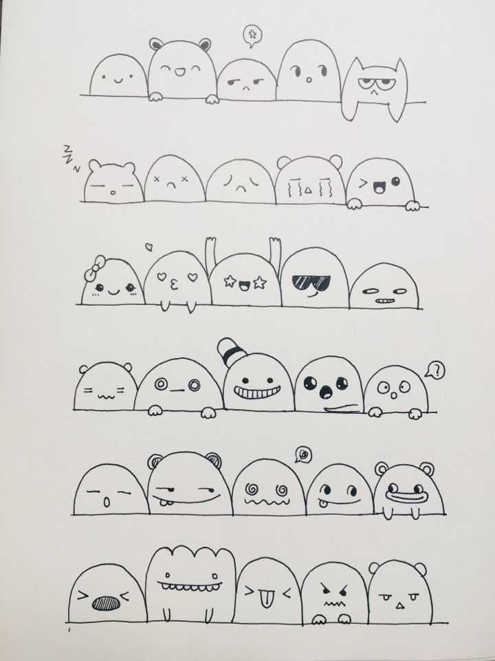 有什么适合画在手帐上的萌萌简笔画? - 知乎