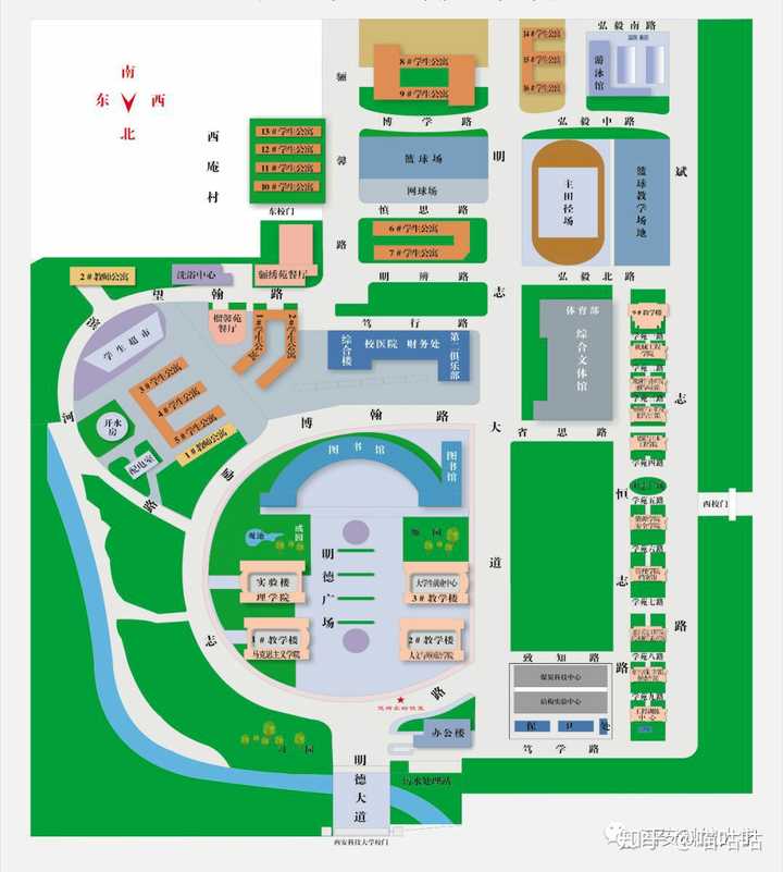 西安科技大学校园地图图片