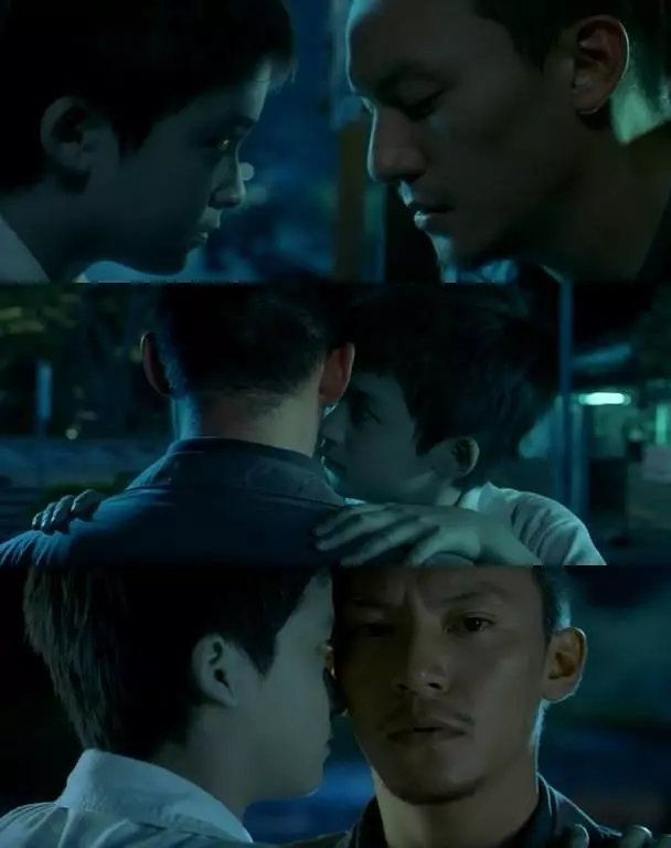 当然,苏照彬还是没有纯粹的只讲鬼故事, 在《双瞳》的结尾,从石碑上