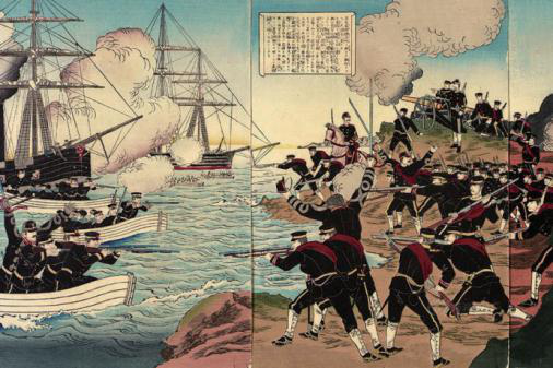 因为旧的藩本位制度, 日本海军(核心来自旧萨摩藩)和陆军(核心来自旧