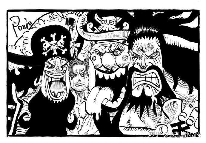 海贼王(日本动画)尾田荣一郎海贼王(漫画)有没有海贼王的黑白装饰画