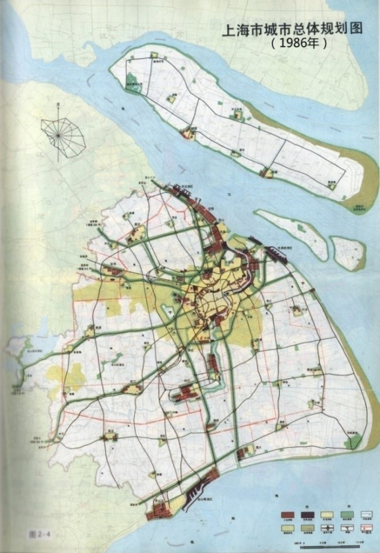 1986年《上海市城市总体规划》