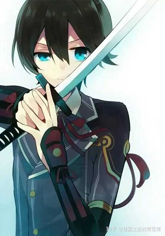 有没有黑发蓝眼的男性动漫角色?