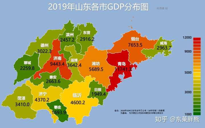 如何評價2018年山東省各地市gdp修訂結果,是否體現各地市經濟