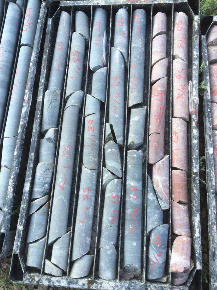 (从内杆里取出的岩心,会有人来测量这里面xx的含量)