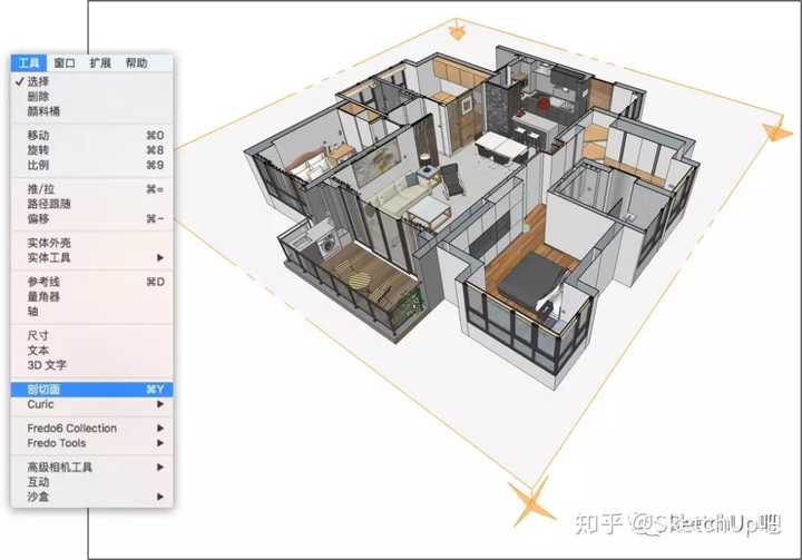 Su Layout Pattern 如何用SU结合LAYOUT画施工图? - 知乎