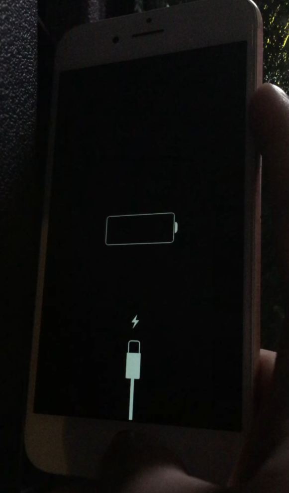 苹果手机快没电的截图图片