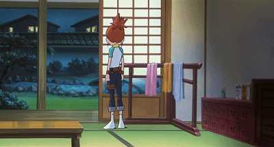 广播剧中,妖狐兽消失在数码世界,14岁的启人与28岁的建良与留姬相遇