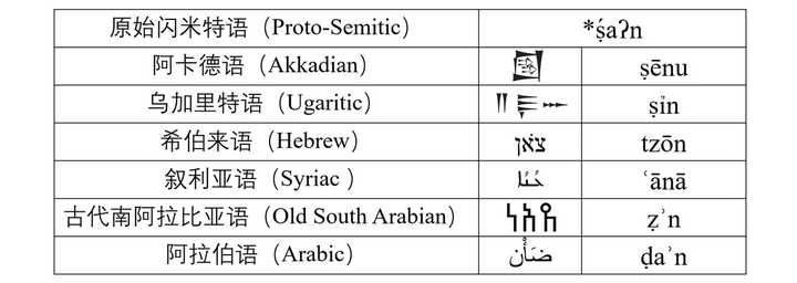 语音比较 从语音演变的角度看,古典叙利亚语字母 e(浊咽擦音[])与