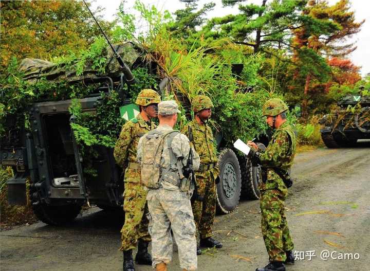 如何评价日本自卫队和韩国国军的不同军种间的制服设计以及他们的单兵作战装备 包括武器 知乎