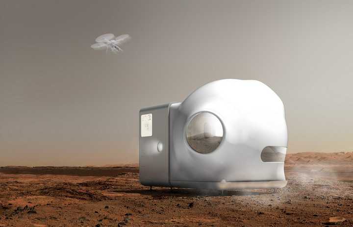 如果未来人类搬到火星,会住进怎样的房子?会建造怎样的城市?