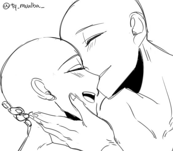 插画有什么双人互动的姿势