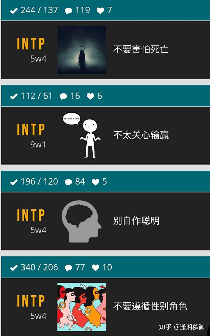 Intp人格有多讨厌 能举例吗 知乎