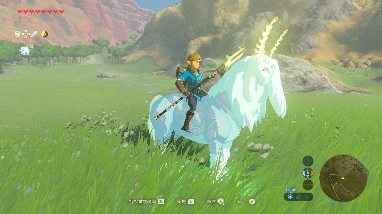 《塞尔达传说:荒野之息》里,接了支线任务去找白马,结果误打误撞