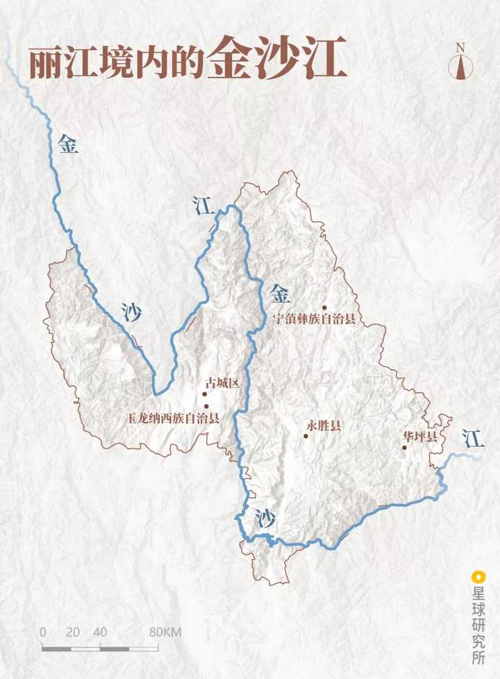金沙江地理位置图片