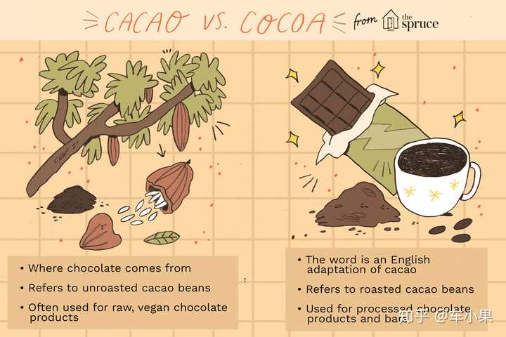 巧克力包装上cocoa和cacao是同一个意思吗 那cacao是假的吗 知乎