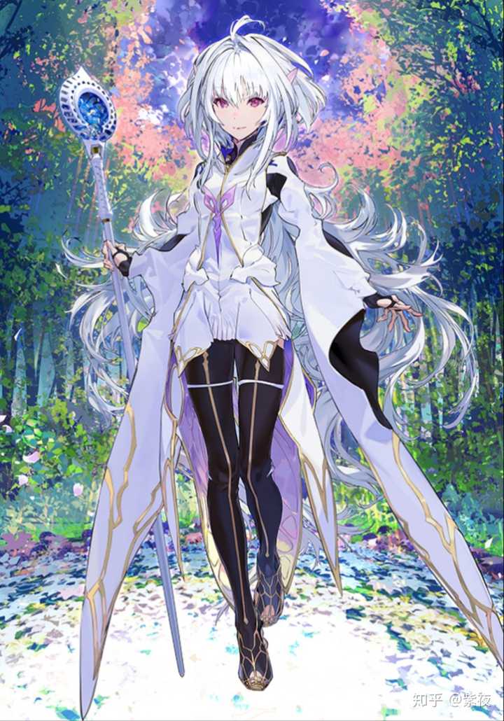 Fgo女版梅林高清图片 Fgo壁纸高清手机壁纸 Fgo女版梅林图