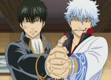 当然,也有因此掐起来的,比如出自动漫《银魂》的「银土」和「土银」