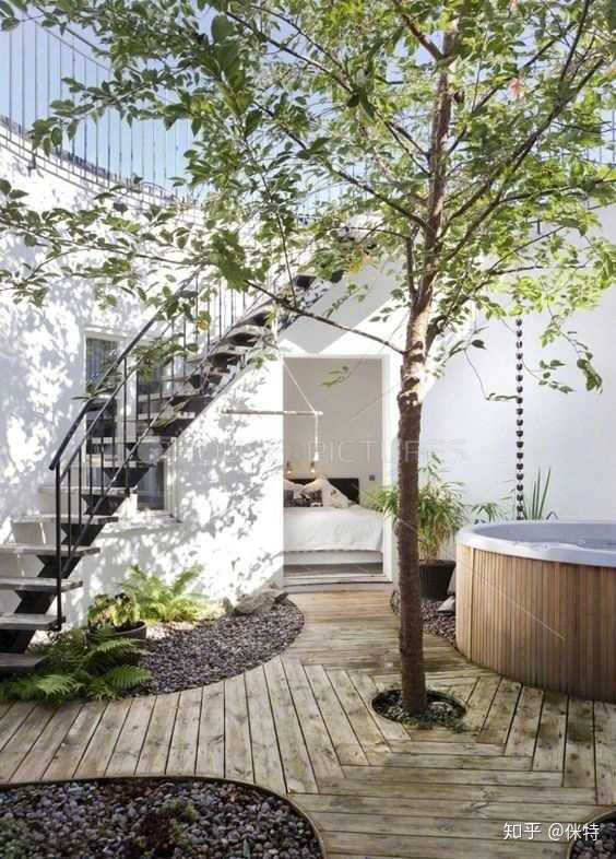 我的朋友居住在上海最近刚买了一栋别墅想要做一个室内小庭院什么样的