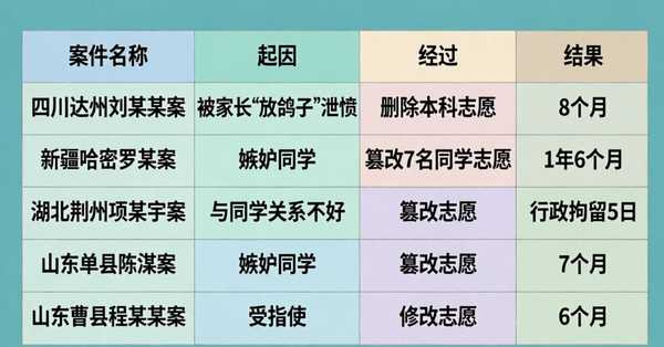 教育机构员工泄愤删除考生志愿致落榜，仅获刑 8 个月，刑期是否过轻？考生被改写的人生谁来赔偿？