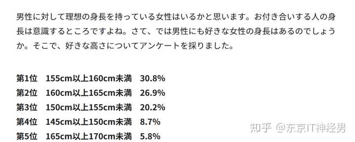 为什么日本女性不希望自己长高or为什么日本社会似乎厌恶高个子女性 知乎