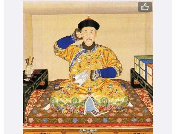 要是故宫哪天按这个样子把成吉思汗的画像恶搞一翻,你们还不得集体