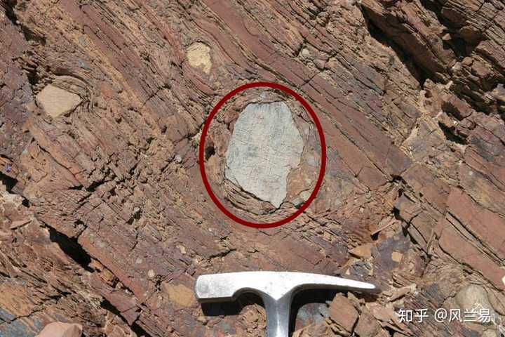 dropstone,冰川漂砾/冰筏沉积.出处:http://marlimillerphoto.