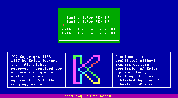 对于小时候的我们,dos,wps和五笔字型这些无聊的东西,远远不如这个