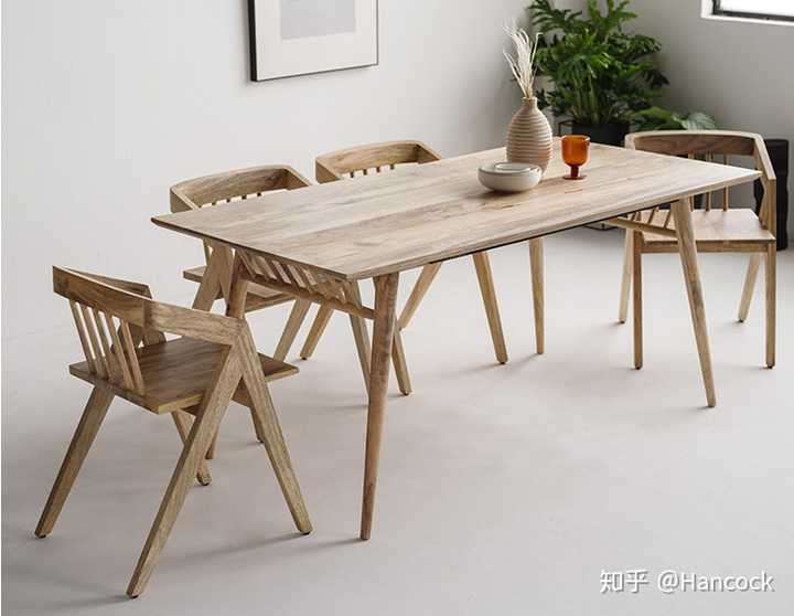 芒果木实木餐桌