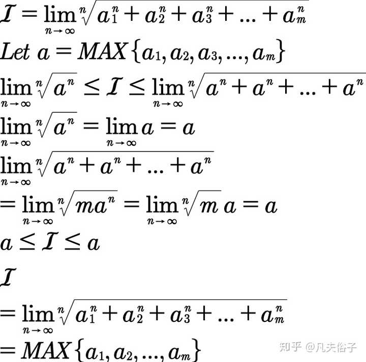 n次根号下1的n次方加到5的n次方的n趋于无穷大极限是多少呀?