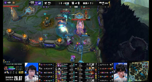 LPL2026赛季第二赛段组内赛AL 0:2 BLG，如何评价这场比赛？