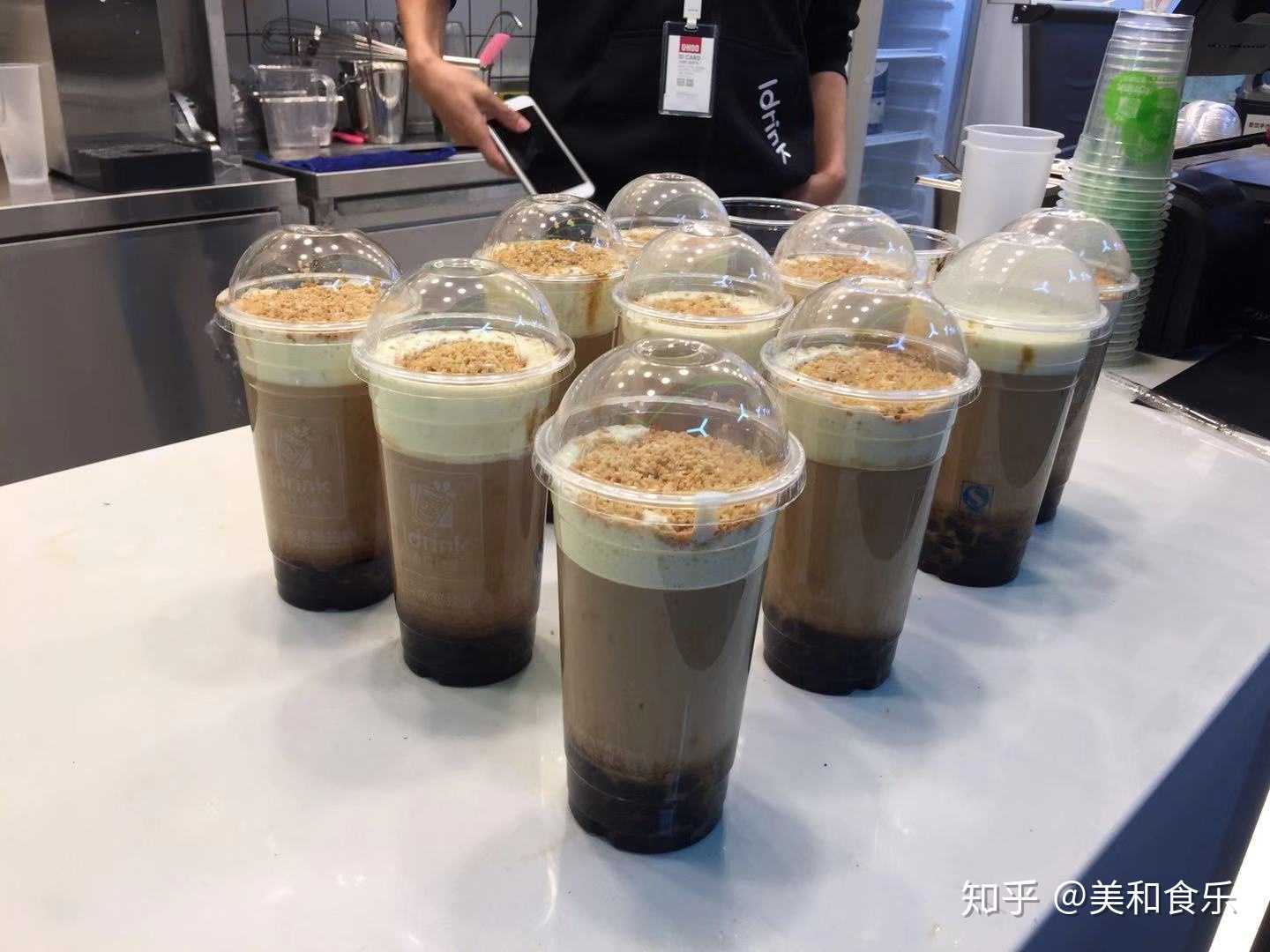 花生黑糖波仔奶茶