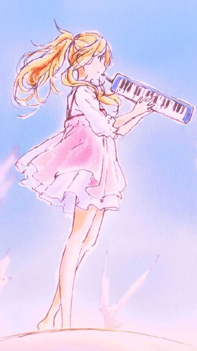 评论有人问小提琴的问题,我带的是口风琴,出的是宫园薰和有马公生第一