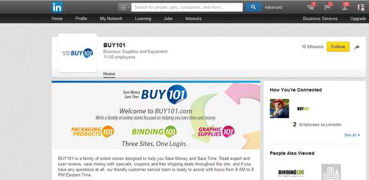 8.再回到google http://buy101.com site:http://linkedin