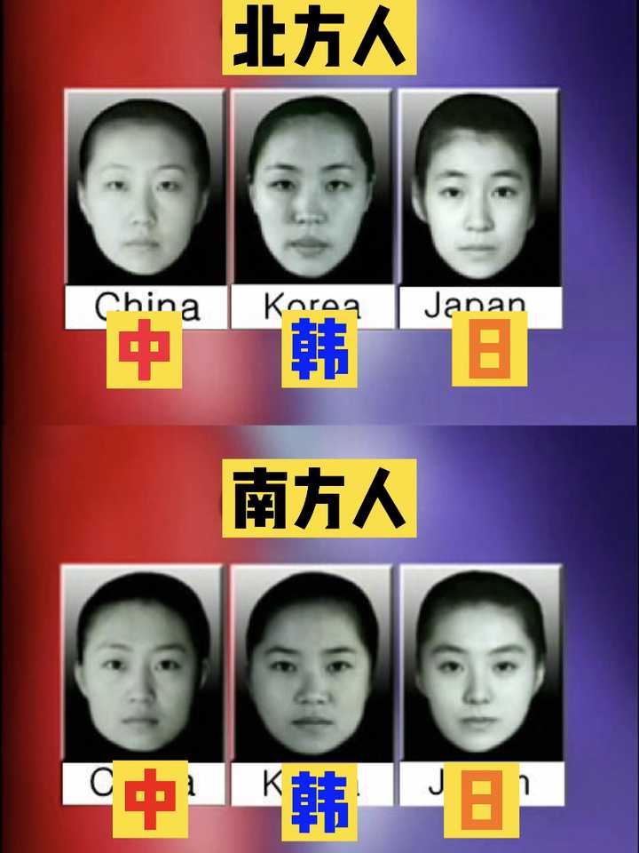 日本人 韩国人 中国人在长相特征上有哪些不同 匿名用户的回答 知乎 日本人 韩国人 中国人在长相特征上有哪些不同 匿名用户的回答 知乎