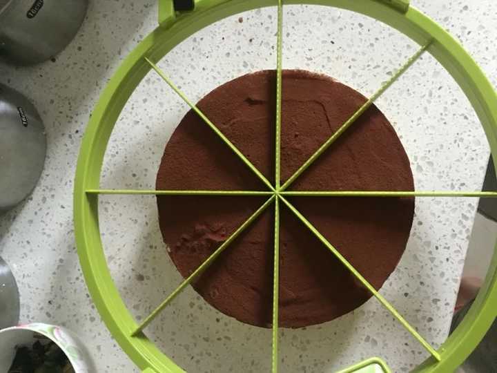 蛋糕切法示意图图片
