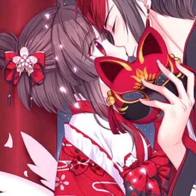 有哪些红色古风情侣头像