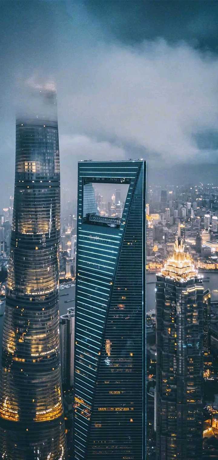有哪些舍不得删除,关于城市的手机壁纸?