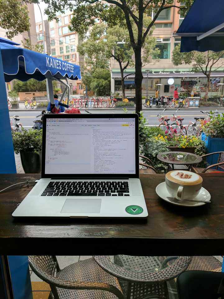 去年在上海呆了小半年,经常在咖啡馆工作.