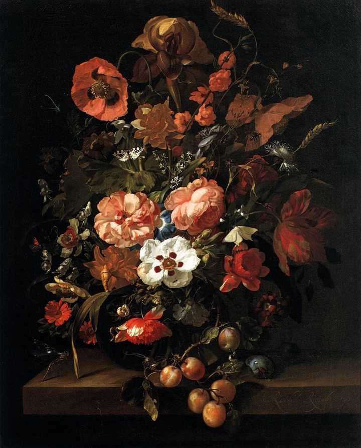 艺术史上有哪些关于花卉的绘画 知乎