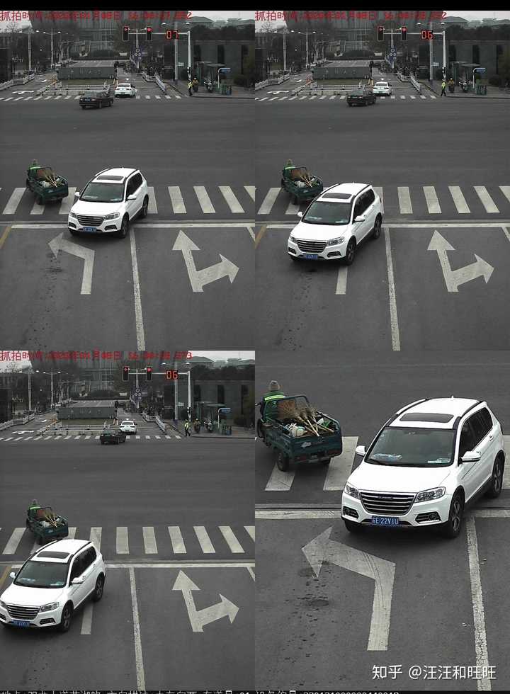 电子眼拍的违章,机动车逆向行驶,照片如下.