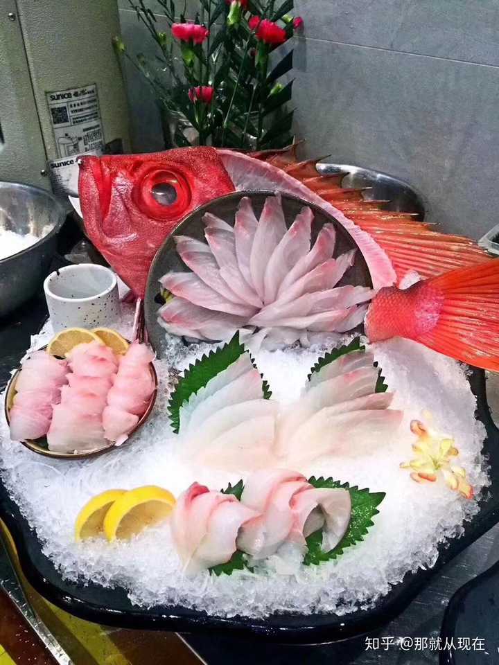 金枪鱼大腹刺身应该是带冰渣的么 知乎