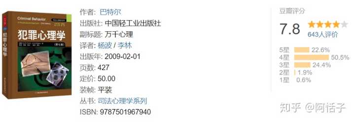 有哪些关于犯罪心理学和侧写的书籍值得推荐 知乎