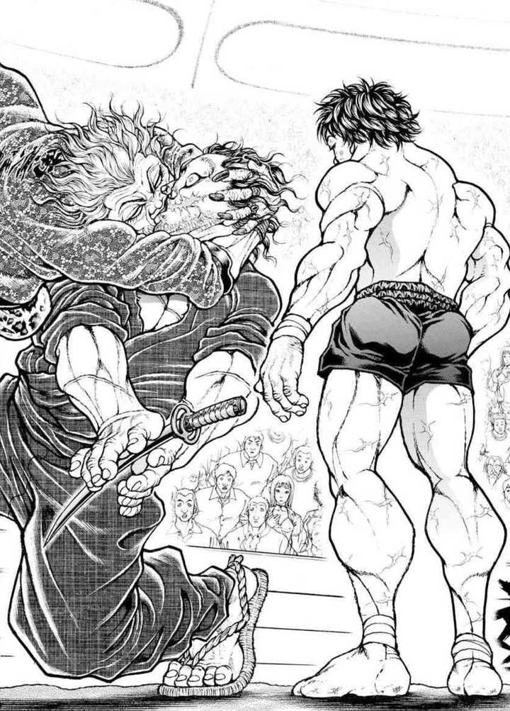 本部以藏vs宫本武藏漫画 刃牙本部以藏vs宫本武藏 本部以藏战胜宫本武藏