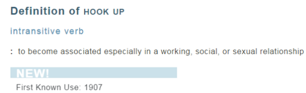 Hook Up这个美国人每天挂在嘴上的词是什么意思呢 知乎